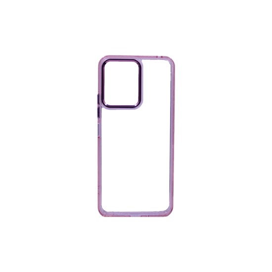 Transparent Silicone Case for Xiaomi Redmi 13C/Poco C65 Pink